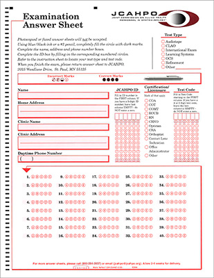 CL Learning Systems Retest - RGP Contact Lenses