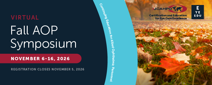 Fall AOP Symposium